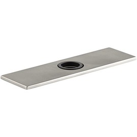 KOHLER Optional 8" Escutcheon Square Plate for Insight(TM) Faucet, Polished Chrome