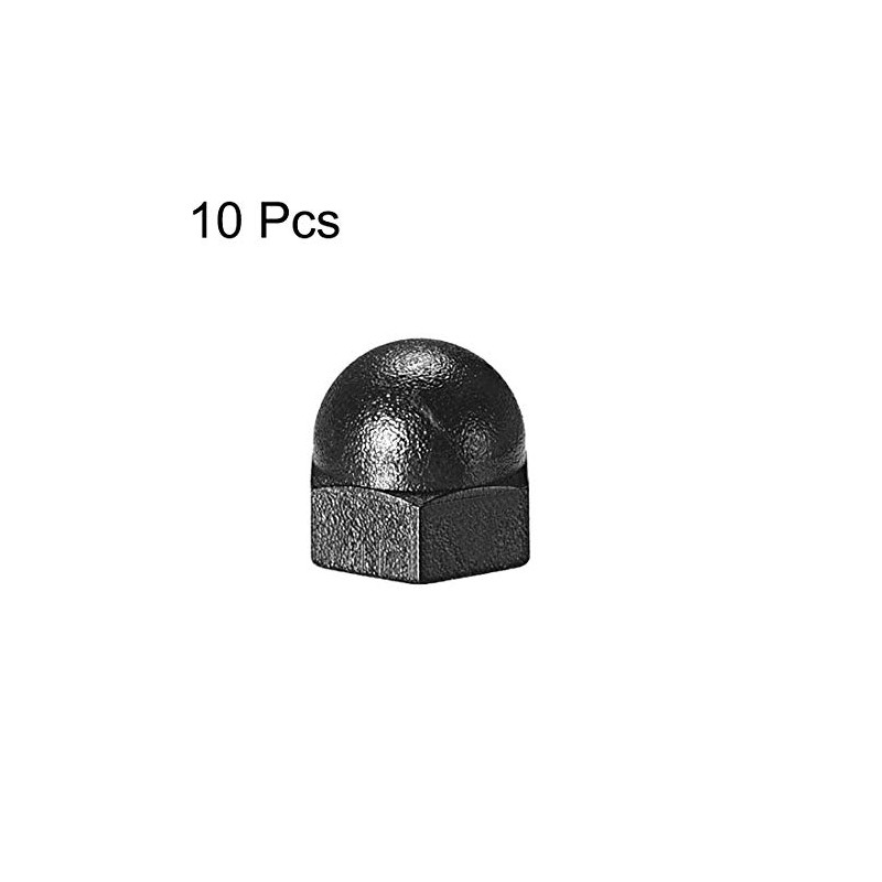 uxcell Acorn Hex Cap Nuts - 10Pcs M4 Dome Nuts