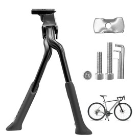 ZHIYUQL Bicycle Stand Double Stand Rear Stand 20-28 Inch Adjustable Aluminium Alloy