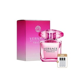 Versace Perfume Bright Crystal Absolu EDP 90ml + 3 Ampoules / 베르사체 향수 브라이트 크리스탈 앱솔루 EDP 90ml + 앰플3종