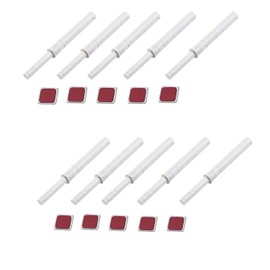 bjsdkff 10 Pack Magnetic Push Latches for Cabinet Door,Push Latches for Cabinets,Cabinet Magnet Latch,for Closet Cupboard Wine Cabinet Drawer Sliding Door Lock Pop-up Door Lock
