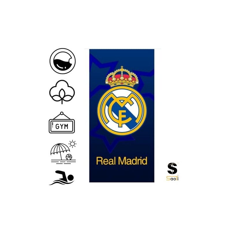 Madrid Beach Towel 75 x 150 cm Cotton 320 g