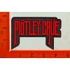 Motley Crue Patch Embroidered Iron-On Rock Band Logo Applique Badge
