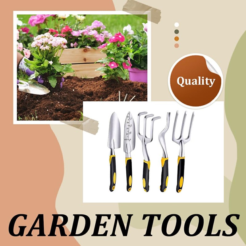 AIXXCUVQ Rust-Resistant Aluminum Alloy Garden Tool Hand Trowel for Easy