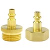Water Blowout Quick Connect Plug Fittings for Air Compressor, Winterize