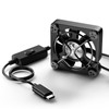 ELUTENG 40mm Mini USBC Fan Double Sided Metal Gril Small