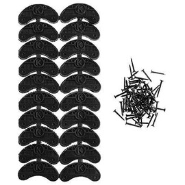 Generic BCP Black Aps Tips Sole Hlacement with Nails, 11 Piece Set, 10 Count