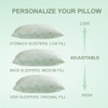 ACCURATEX Cooling Memory Foam Pillows for Sleeping Queen Size Set