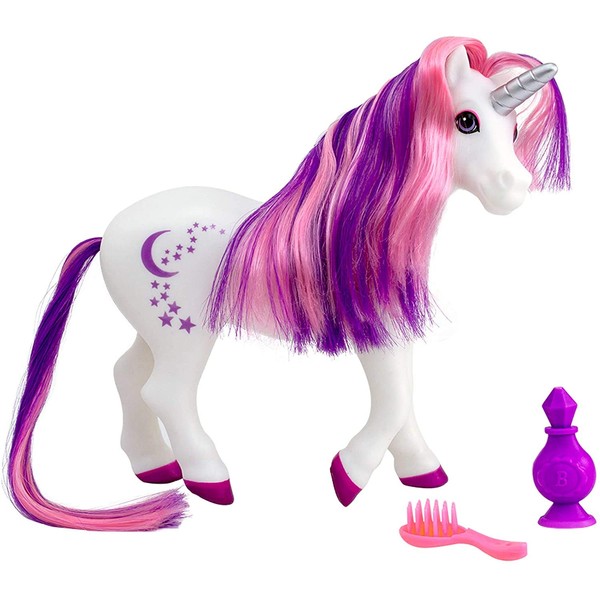 Breyer Horses Color Changing Bath Toy | Luna The Unicorn | Purple / Pink / White with Surprise Blue Color | 8.5" x 7" | Ages 3+ | Model #7233, Purple, White, Pink