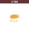 Rubber Band #190 < 1.8 oz (50 g) Transparent Bag