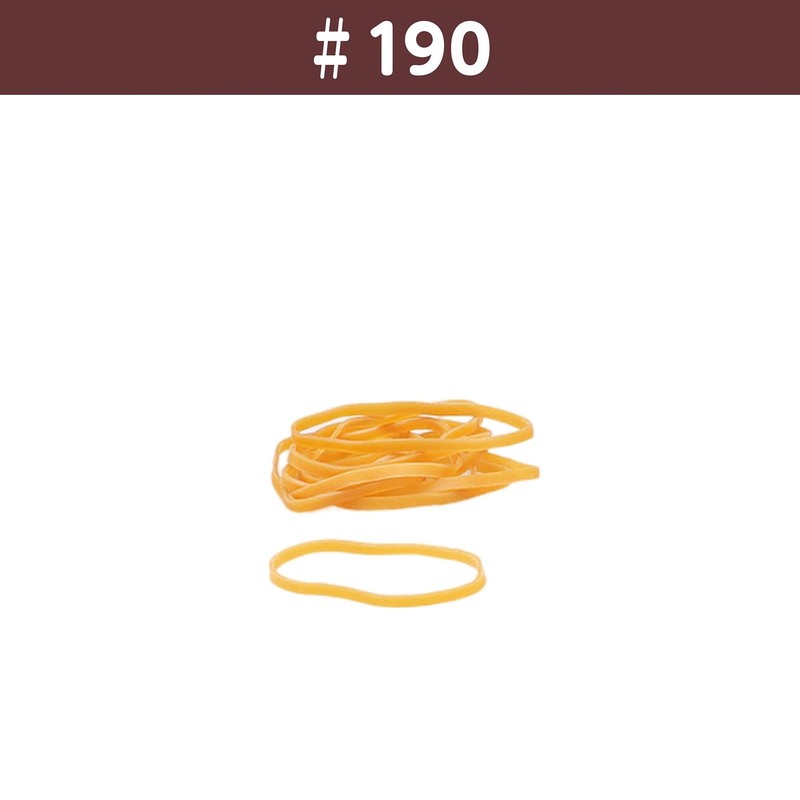 Rubber Band #190 < 1.8 oz (50 g) Transparent Bag