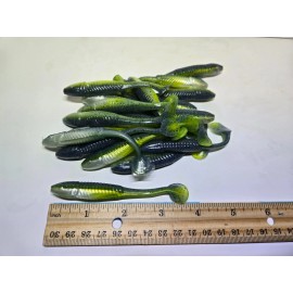 JD BAITS 10 3.5" Sexy Shad Paddle Tail Swimbaits Soft Plastic Bass Walleye Fishing Lure