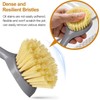 SOVYOULIVE 2 Pack Kitchen Dish Brushes with Bamboo Handle and