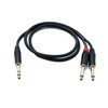 System-S Audio Y Jack Cable 100 cm 1x 6.35 mm