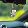 yueton 1 Pack Cute Koala Hugging Tree Car Rear View