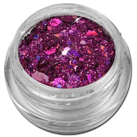 Glamour Mix Glitter Powder Purple Fuchsia Nail Art
