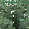 40 Pcs Decorative Artificial Eucalyptus Stems 43cm