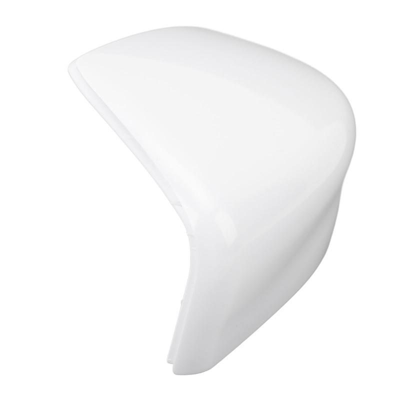 Side Mirror Cover Exterior Rearview Mirror Cover Cap Unpainted White