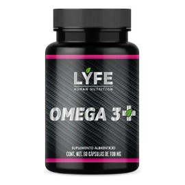 Omega 3 Lyfe Aceite De Salmon Con Vitamina E - 60 Capsulas