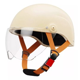 Generic Casco De Moto Casco Vintage Para Adultos Hombres Mujeres