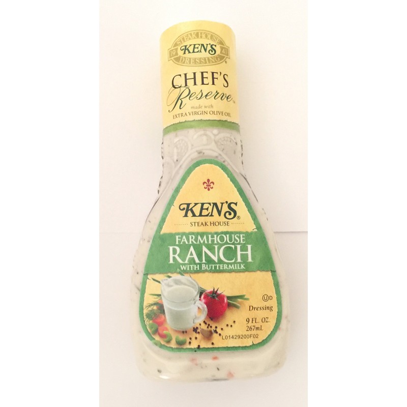 Kens Steak House Chef's Reserve Dressing, Farmhouse Ranch, with Buttermilk
