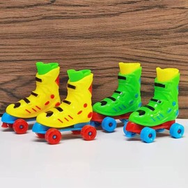 Kryoflare 2Pcs Mini Finger Roller Skates, Random Colors, Novelty Party Favors, Great as Party Favors, Desk Decorations