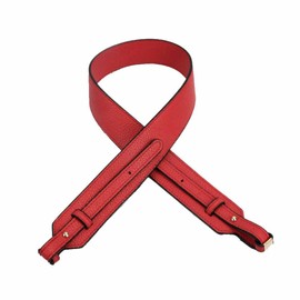 SHTGOI Leather Shoulder Strap for Shoulder Bag, Universal Shoulder Strap, Wide Crossbody Strap, Bag Strap with 2 Adjustable Leather Buckle, Handbag Straps for Changing, Carry Strap, Red, 90-100 cm