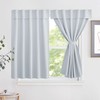 NICETOWN Portable Travel Blackout Draperies Curtains 48 inches Long, Thermal