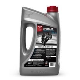 Triax XTerra 4T 10W-40 Full Synthetic Ester VTWIN Motorcycle Oil, Enhanced and Friction Modified JASO MA-2 API SN, SL, SM, Enhanced Film Strength and High Temp Stability (1 Gallon)