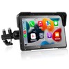 YHTIMIOX Motorcycle CarPlay Screen, 7 Inch Waterproof Touchscreen, Portable Carplay