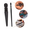 iplusmile 6pcs Sandalwood Leather Burnisher Tool for Projects Burnishing Tool
