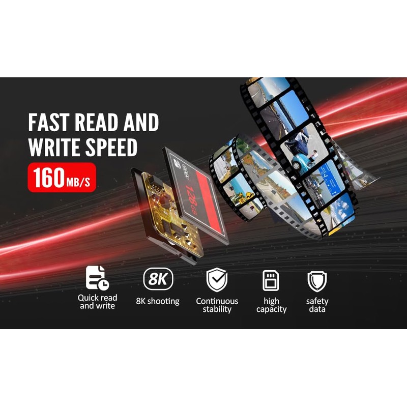 CF Camera Memory Card 8GB Original UDMA Speed Up to