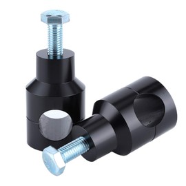 Universal Circular Handlebar Riser Mount Bracket Motorcycle Parts 25 mm/1.0 Inch (Black 25 mm)