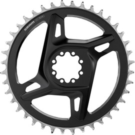 Sram Unisex Adult X-sync Red E1 Road Gear, Black/Silver, 38 Denti
