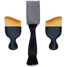 3 Microfiber Duster Brush, Feather Duster, Detailing Clean Brush, Cleaning Duster for Air Vents, Computer, Keyboard, Car Interior
