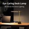 Poiaeusant LED Touch Control Desk Lamp Heavy Base Fold Swing