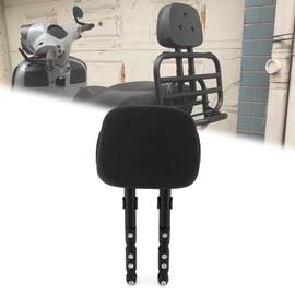 HEINMO Rear Pannier Rack Folding Rear Pannier Rack Passenger Backrest Cushion Pad For GTS GTV 250 300