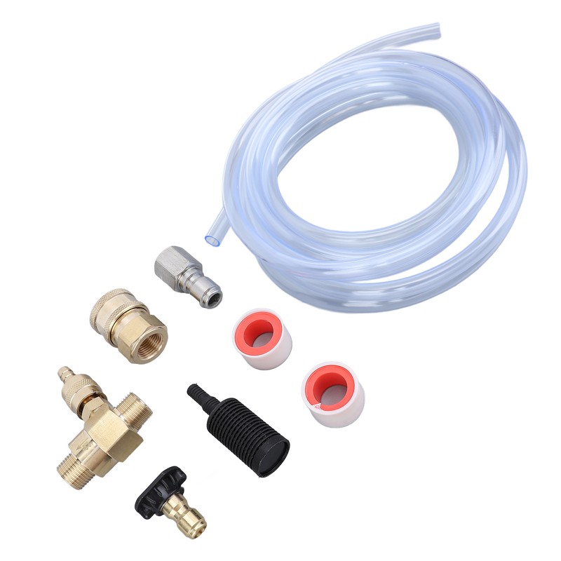 High Pressure Washer Chemical Injector Kit 3/8 Inch Connector Adjustable