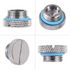 5pcs Plug Water Cooling Plug Brass G1/4 Screw Screw Slotted