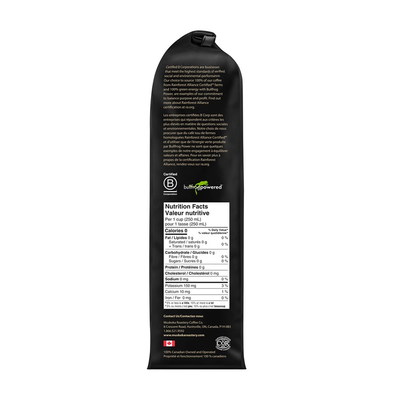 Muskoka Roastery Coffee, Butter Tart, Medium Roast, Ground Coffee, 400g