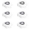 Pack of 6 Spin Mop Replacement Head, Magic Mop Head,