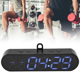 Gym Timer Digital Timer with Interval Timer, Up Count After Laps, Countdown, Alarm Clock, Beep Control, Stopwatch Timer for Sports, Home, Classroom