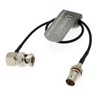 BNC Female Straight to BNC Male Right Angle SDI Cable