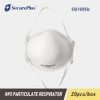 SECURE PLUS N95 mask breathable filtration efficiency ≥ 95% particulate