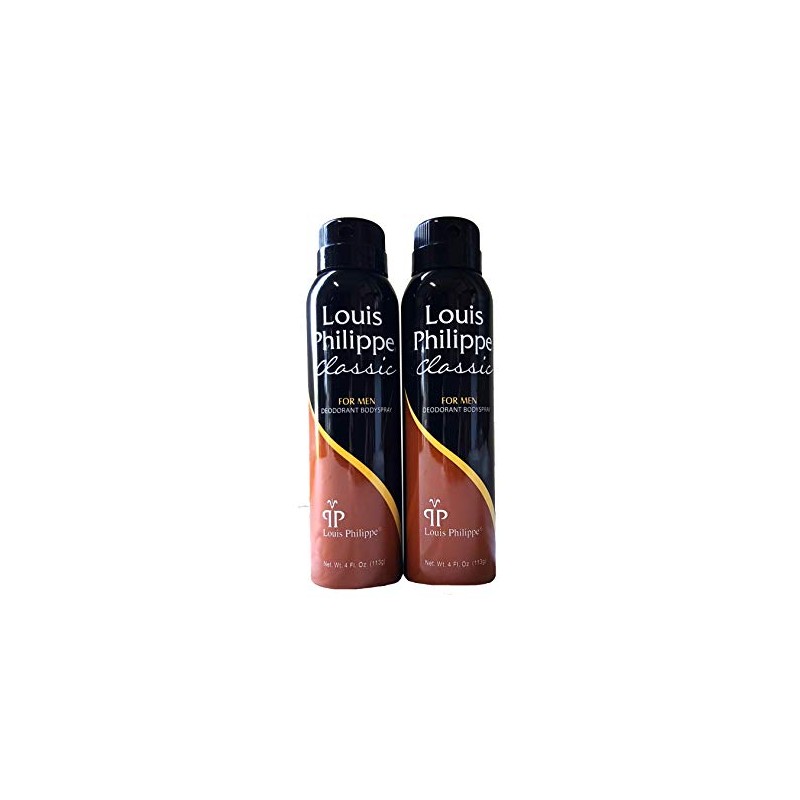 Lot of 2 Louis Philippe Deodorant Spray Original 4 fl