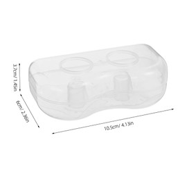 Ipetboom 1 Pair Nipple Shields Small Small Funnel Maternity Supplies Pacifier Closet Light Cabinets Showcase Ceiling Lantern Prom Mask Sponge Tray Decor Transparent