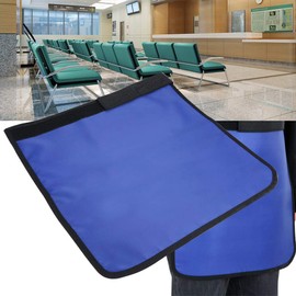 CNCEST X Ray Protective Lead Half Apron, Medical Dental 0.5Mmpb Protective Apron, Radiation 0.5mmpb Square Cover for Hospitals, Laboratories, Pet Hospitals, 45x45cm