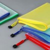 Plastic Wallets File Folder A4 Zip Lock Bags Mesh Document
