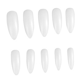 Healeved Diy Full Cover Fake Nails 600pcs Water Drop Shape Non-toxic Easy to Apply for Wedding Party Prom