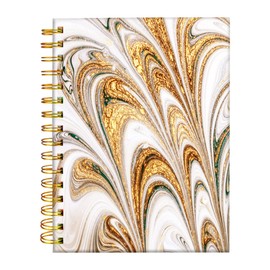 iampanda Spiral Journal Notebook,Cute Strong Twin-Wire Binding with Premium Paper for Girl Women,60 Sheets A5 College Ruled Notebook/Journal,Perfect for School Office Home Gifts,Pink Cow